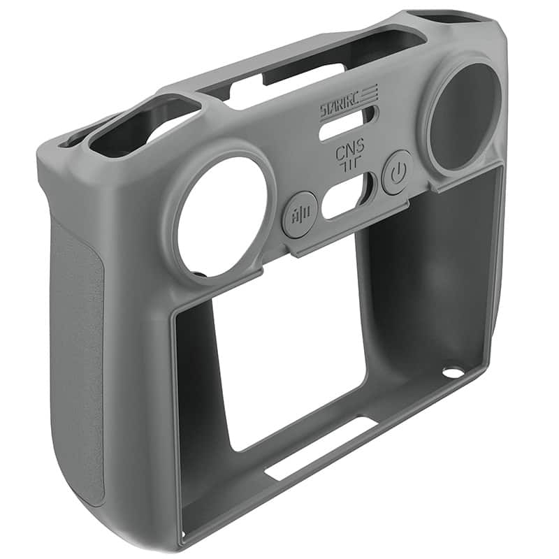 STARTRC Silikon-Schutzhaube für die DJI RC 2 in Grau, schützt vor Kratzern und Stößen.