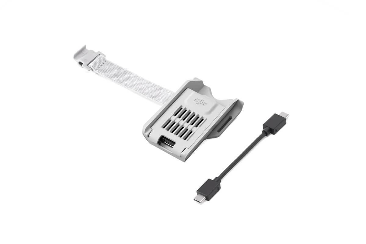 Zubehör-Set für DJI Cellular Dongle 2 mit Montagekit, Schraubenzieher und Halterung für DJI Mini 4 Pro.