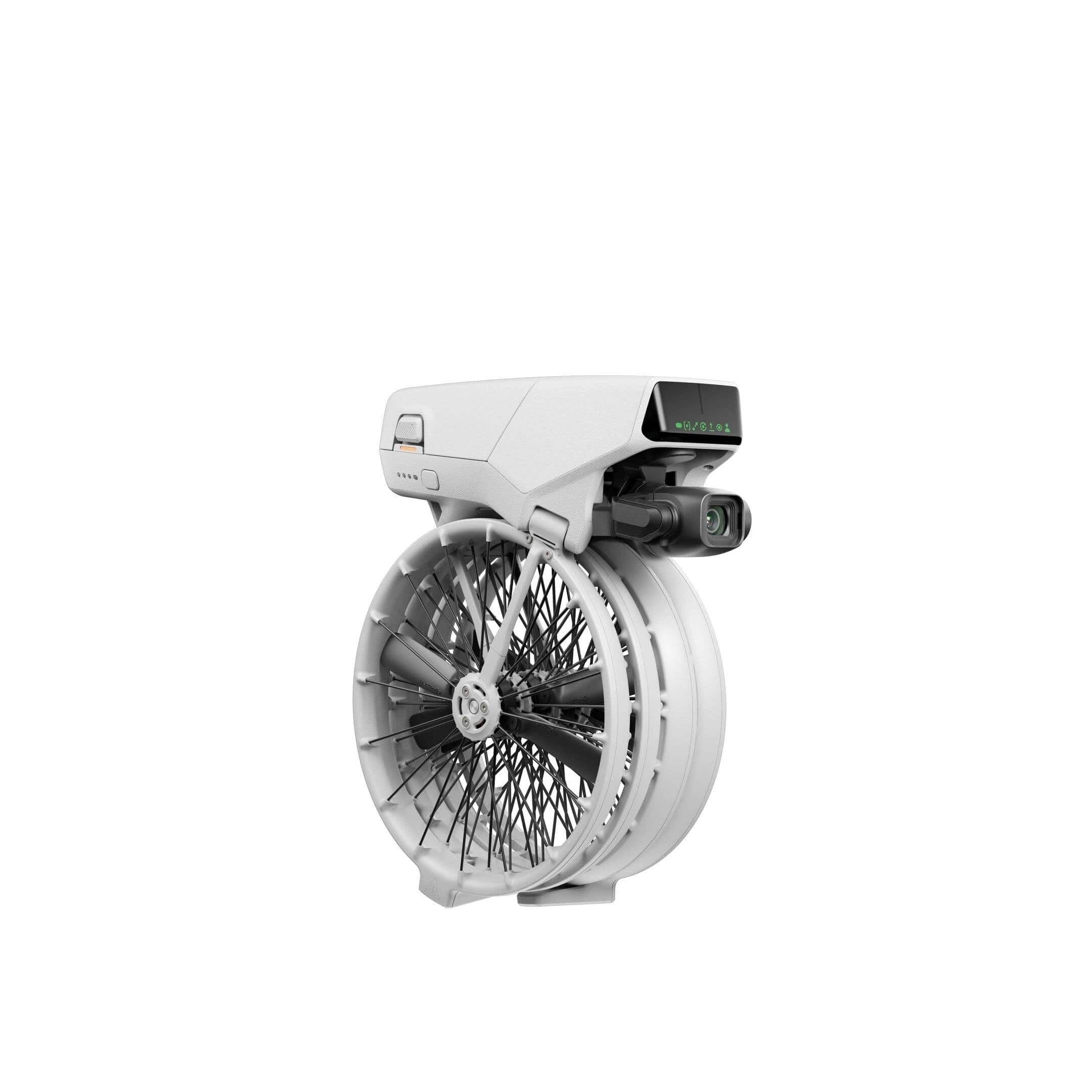 Kompakter DJI Flip (GL) zusammengefaltet, mit innovativem Design und integriertem Propellersystem.