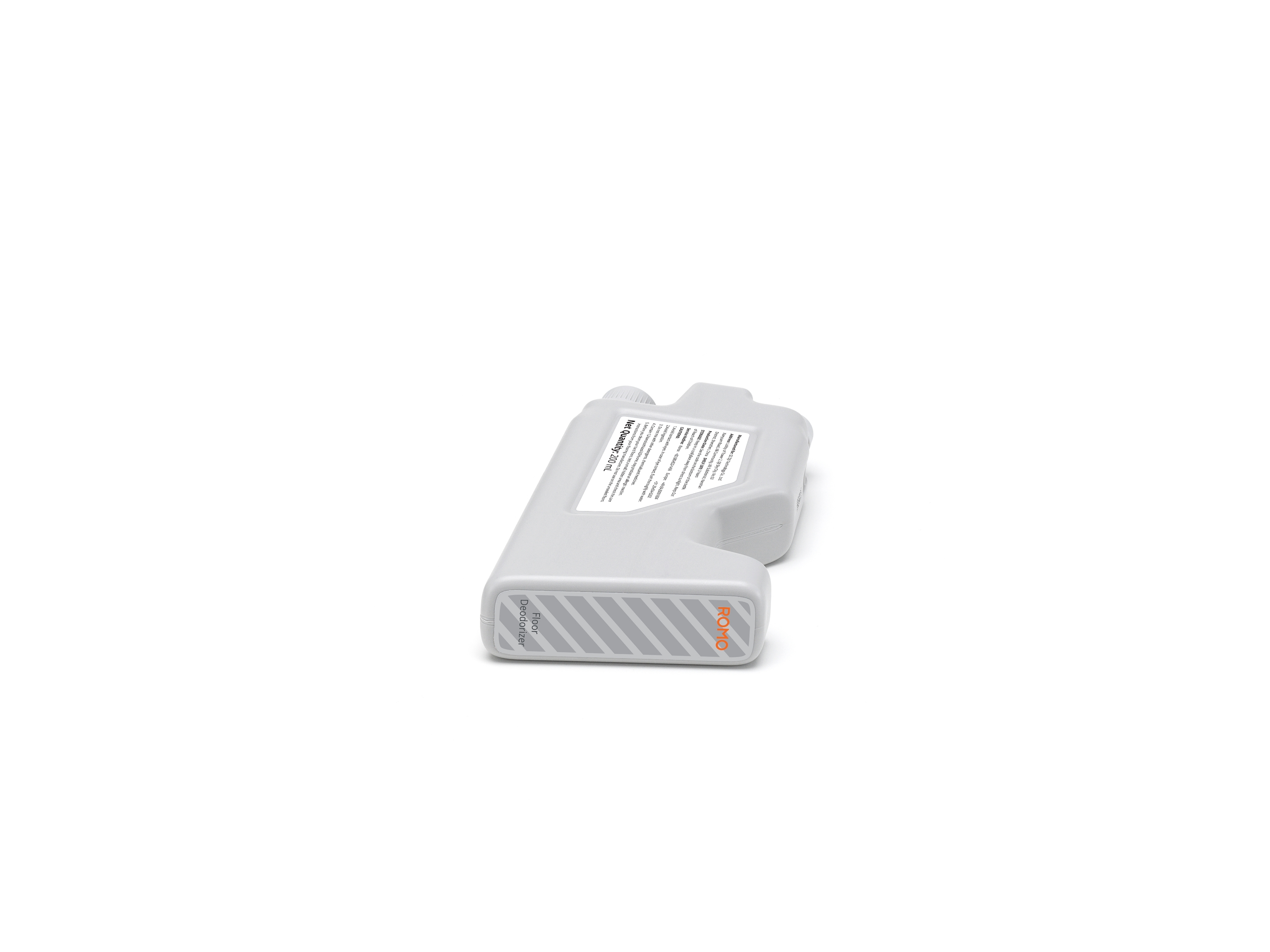 DJI ROMO Floor Deodorizer in grauem Design, geeignet zur Geruchsentfernung auf Fußböden.
