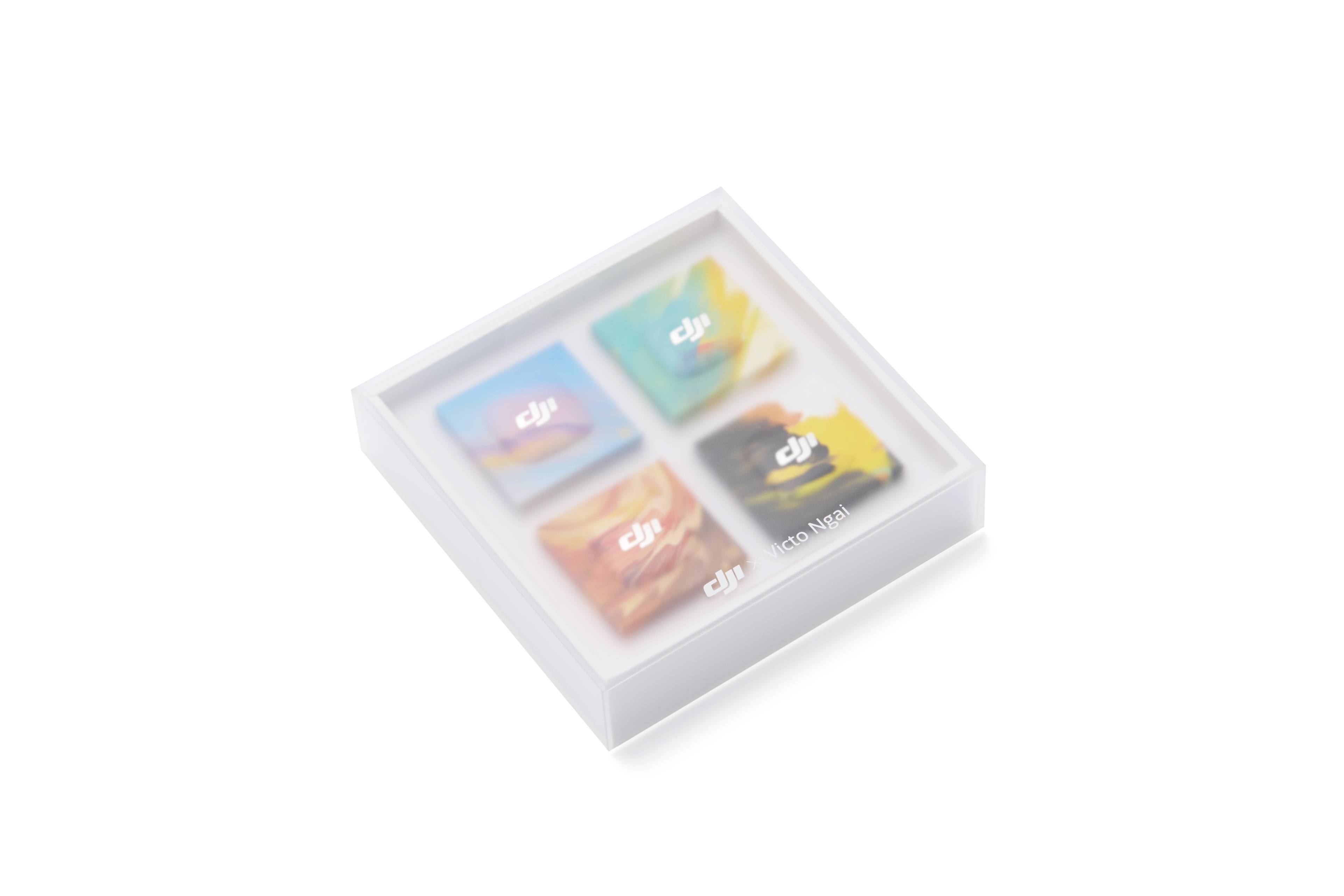 DJI Mic Mini 2 Time Series mit magnetischem Frontcover in transparenter Verpackung.
