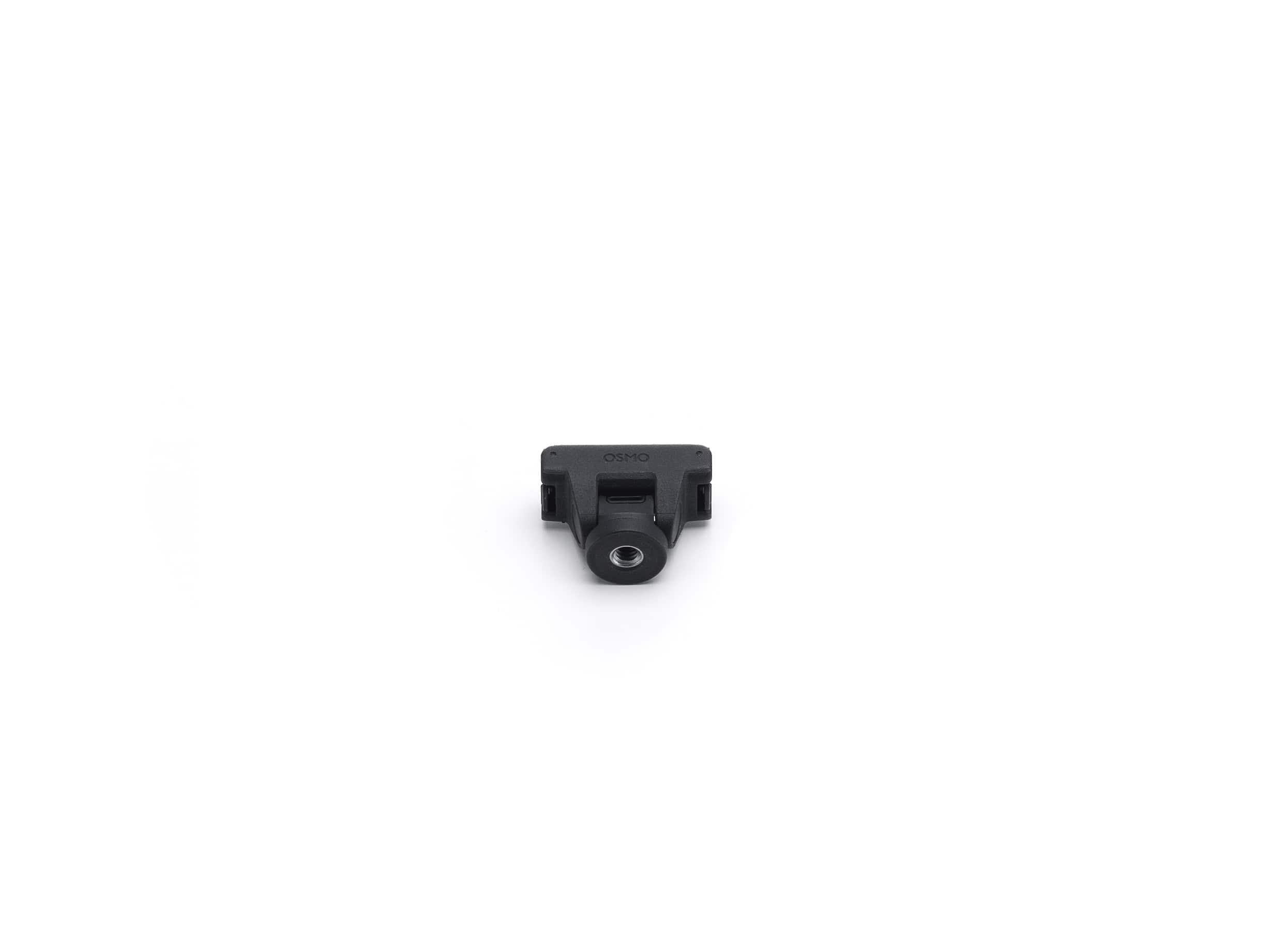 DJI Osmo Adjustable Quick-Release Adapter Mount, liegend auf weißem Hintergrund.
