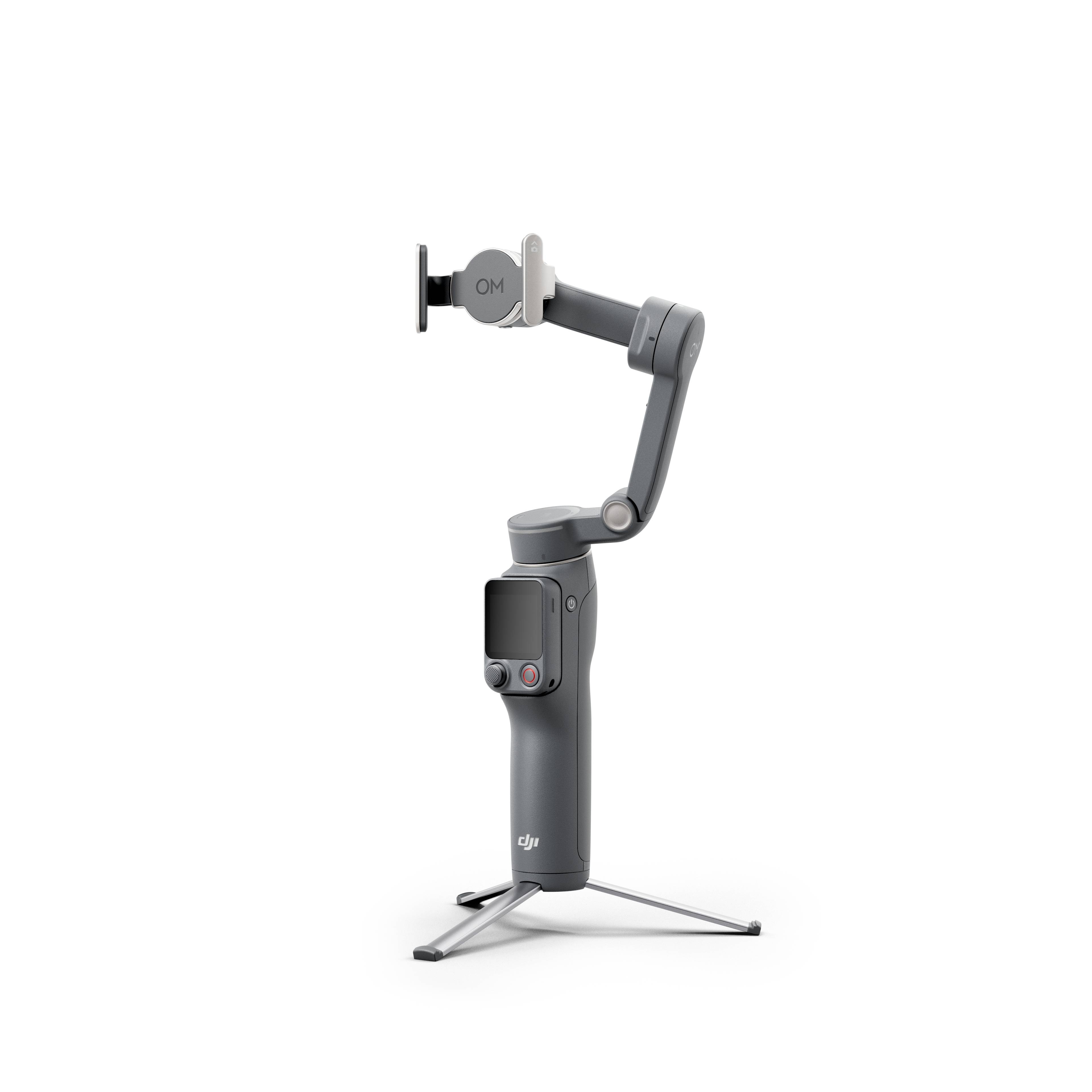 DJI Osmo Mobile 8P Standard Combo: stabilisierter Gimbal mit Halterung und Stativ für smarte Aufnahmen.