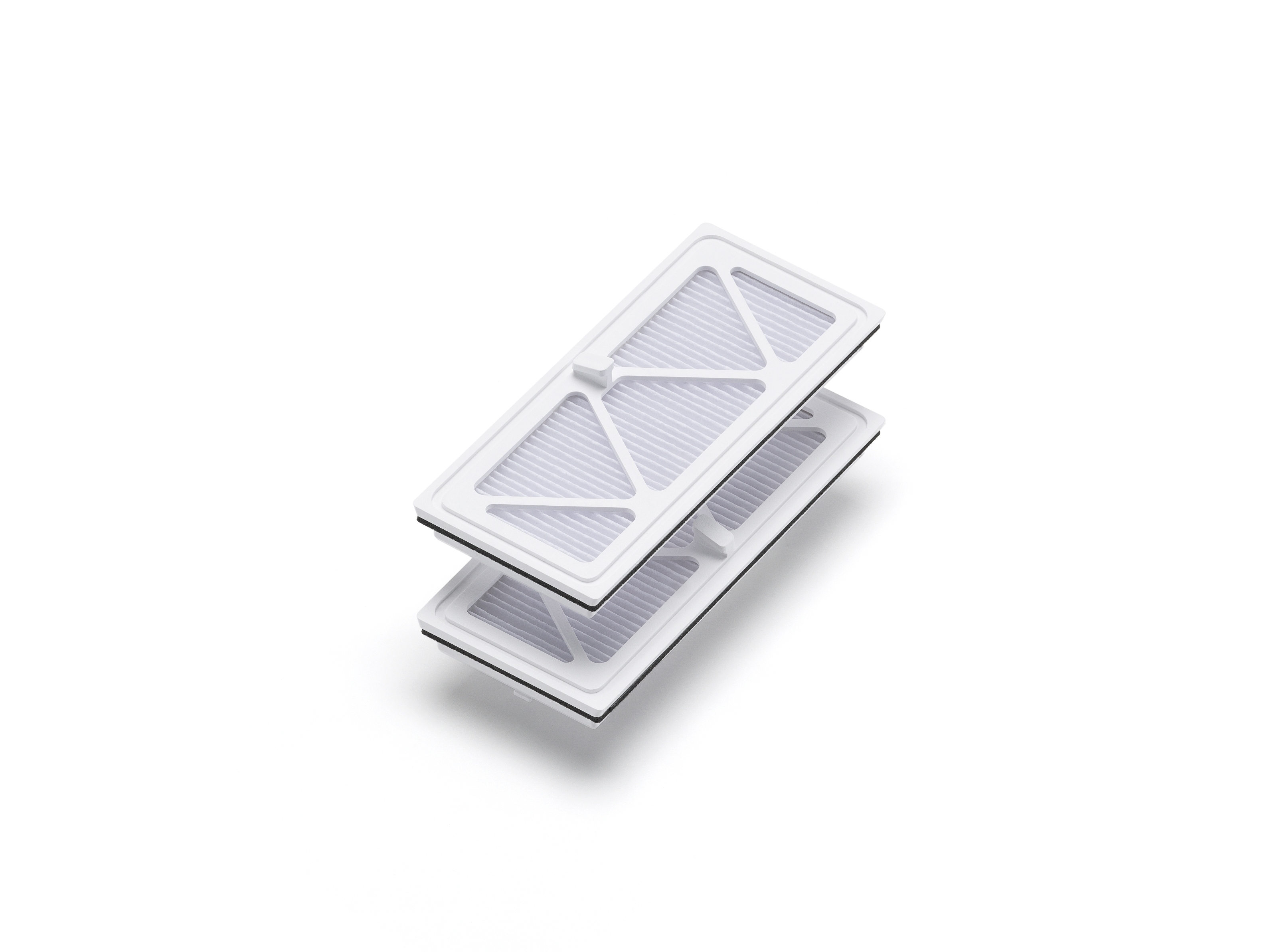 DJI ROMO Hochleistungfilter in weißer Farbe, geeignet für effiziente Luftreinigung.
