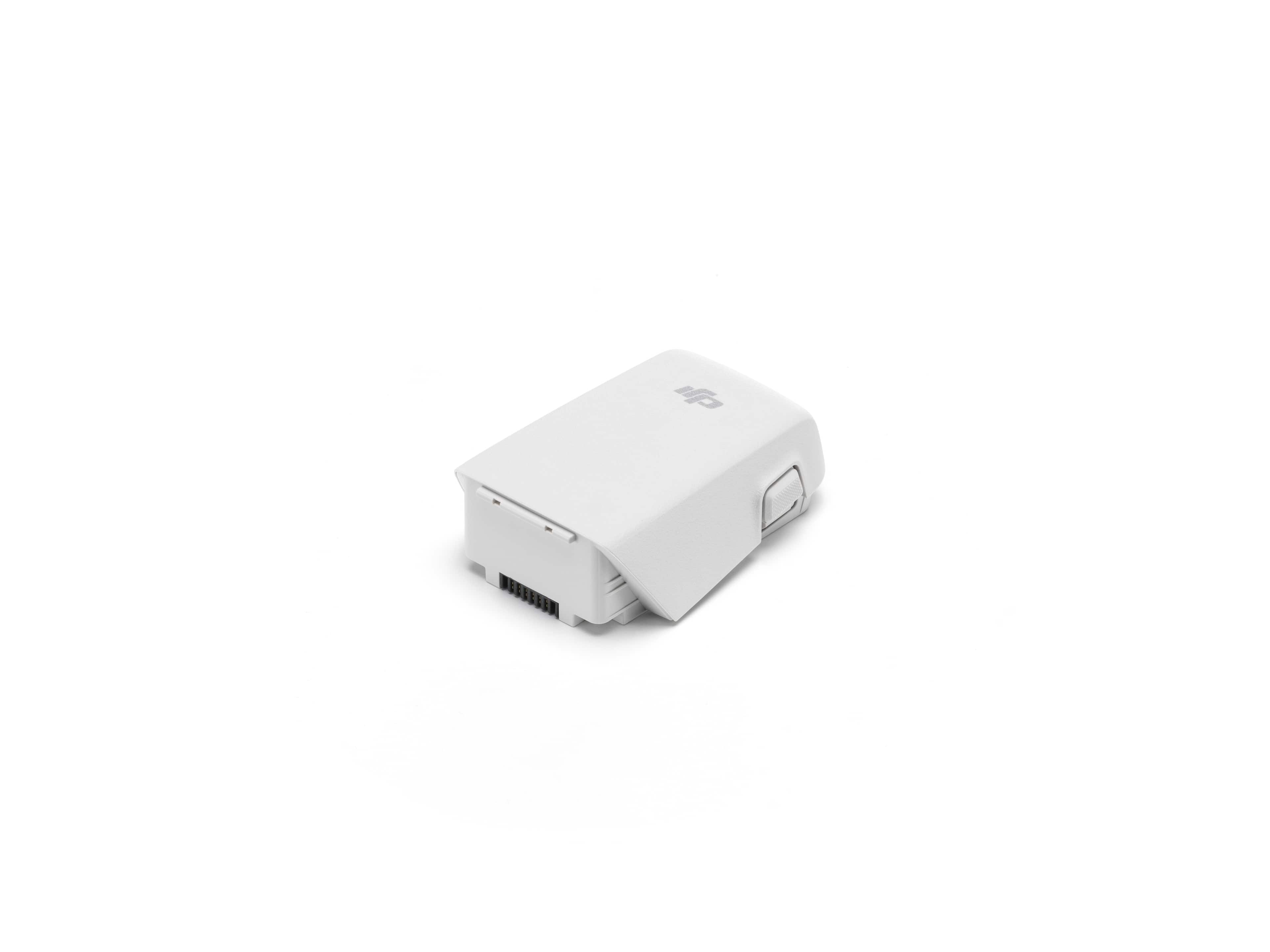Seitliche Ansicht der DJI Flip Intelligent Flight Battery in kompaktem Design.
