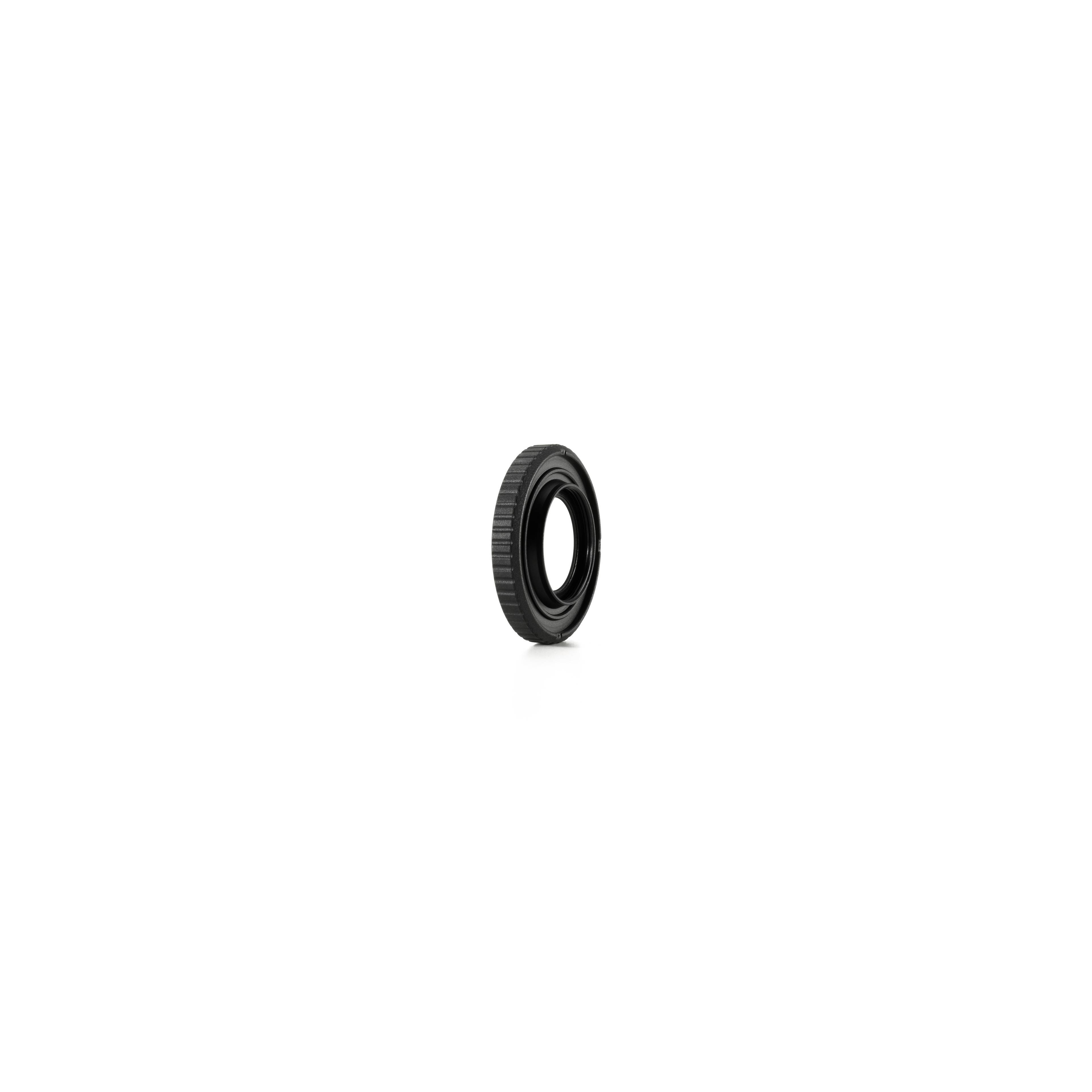 DJI Osmo Action 6 Glass Lens Cover, schwarzes Ersatzteil zum Schutz der Kameraobjektiv.