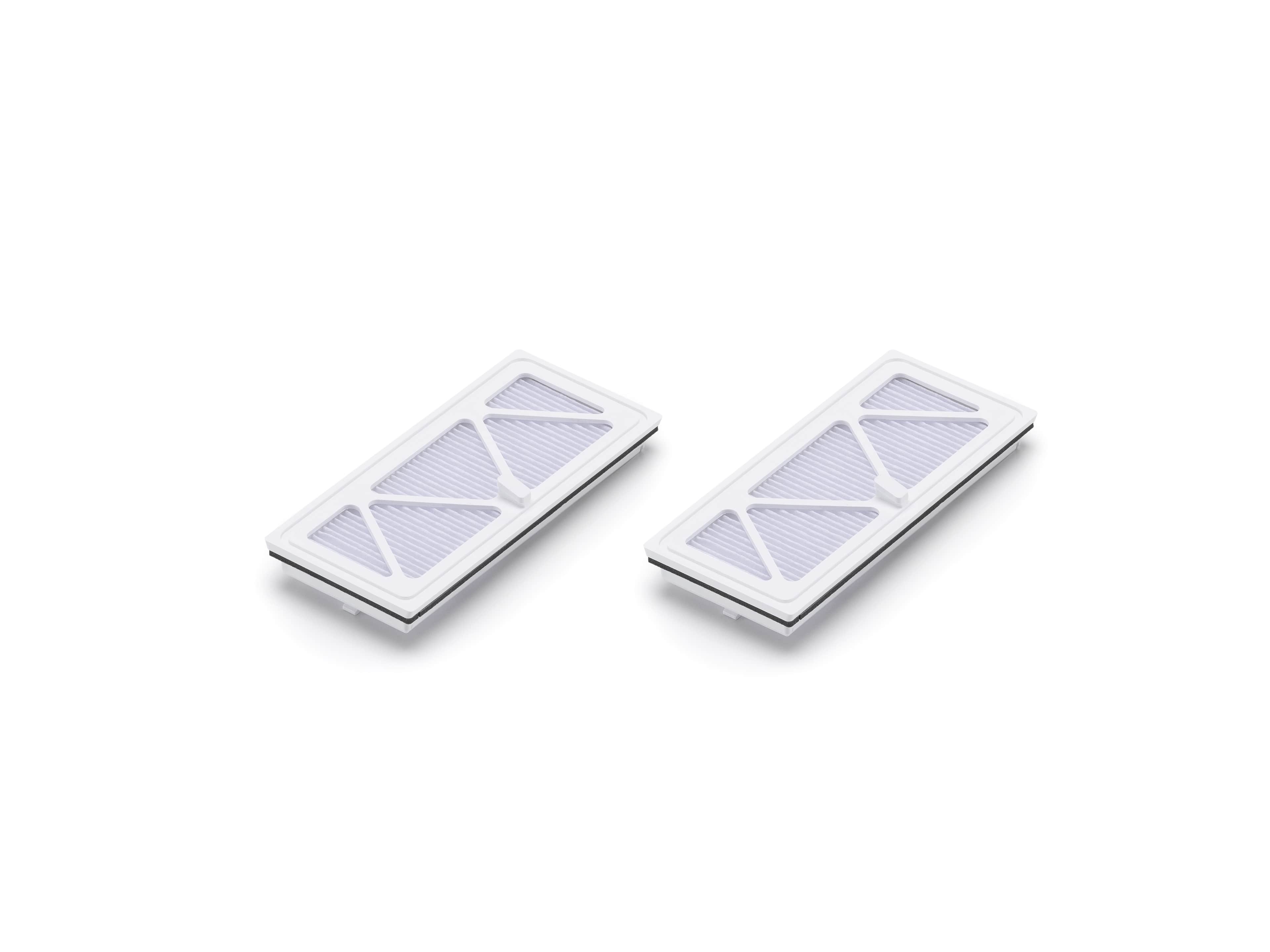 Zwei DJI ROMO Hochleistungsfilter in rechteckiger Form, ideal für klare Bildqualität.