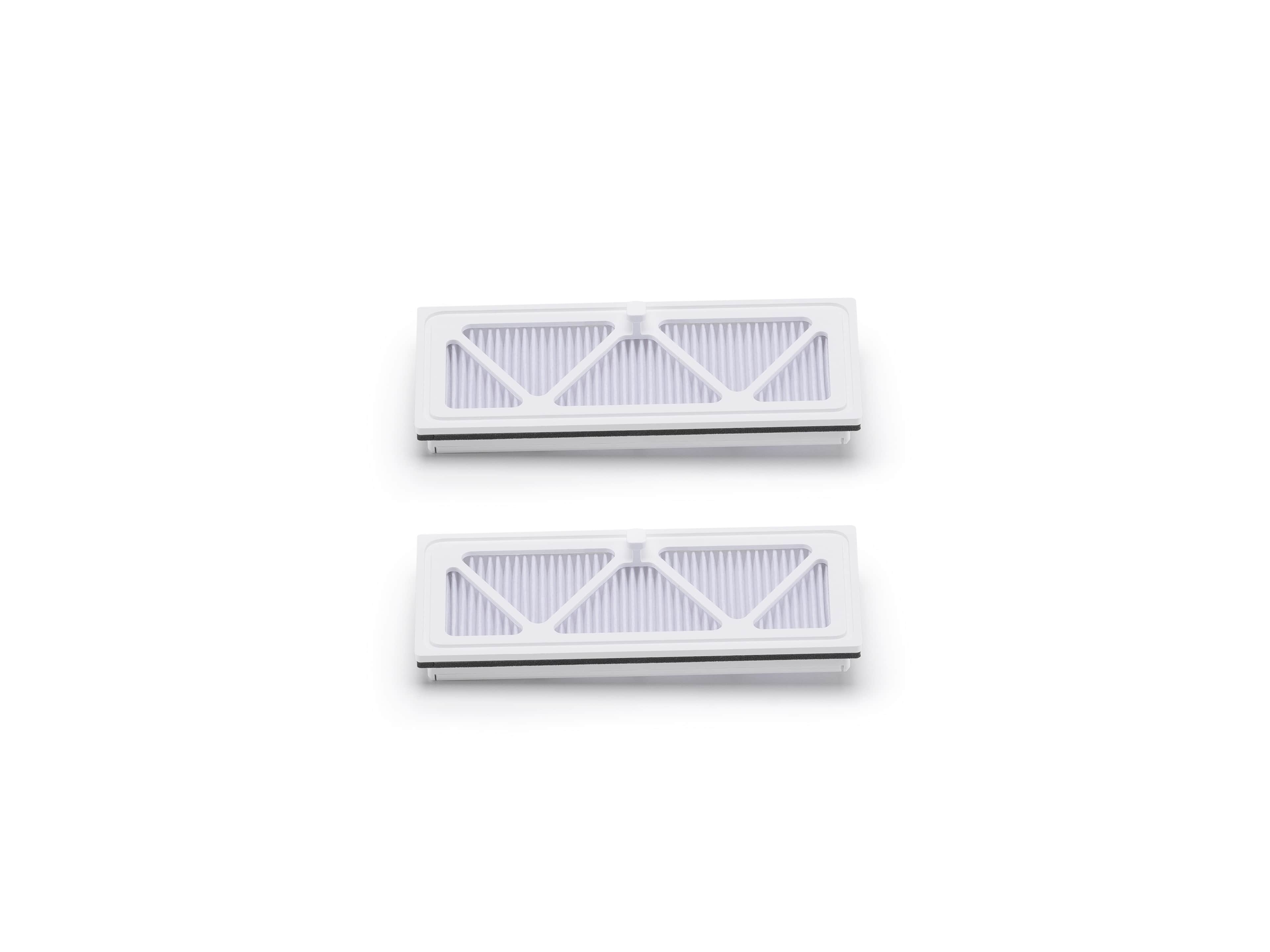 Zwei hochwirksame Filterset von DJI ROMO, ideal für verbesserte Luftfiltration.